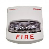 White Simplex Multi-Candela Strobe Wall Mount