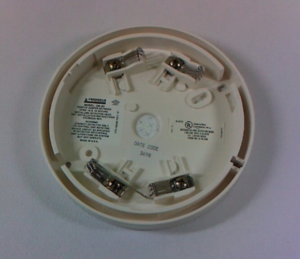 Siemens DB-3S, Siemens (DB-3S) Low-Profile Fire Detector Mounting Base 595-381804