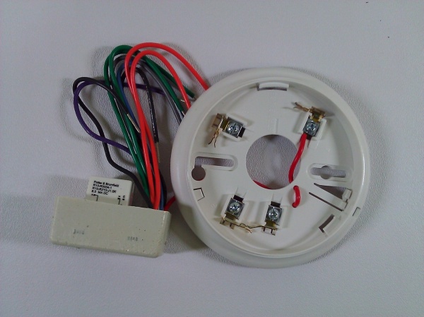 Simplex 4098-9683, Simplex (4098-9683) 2 Wire Relay Base 0677215