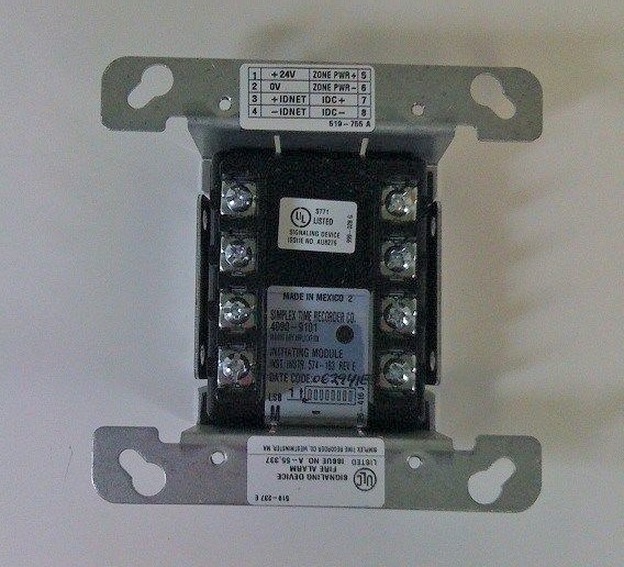 Simplex 4090-9101, Simplex (4090-9101) Monitor ZAM Class B 0617949