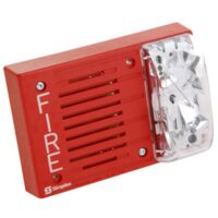 Simplex (4903-9252) Horizontal Mount 15CD Horn Strobe - Red 0626860