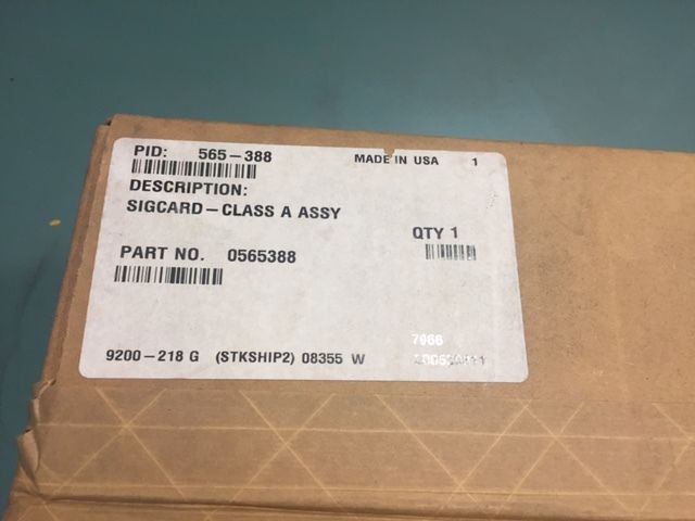 Simplex 565-388, Simplex (565-388) 4 Circuit Class A Signal Card