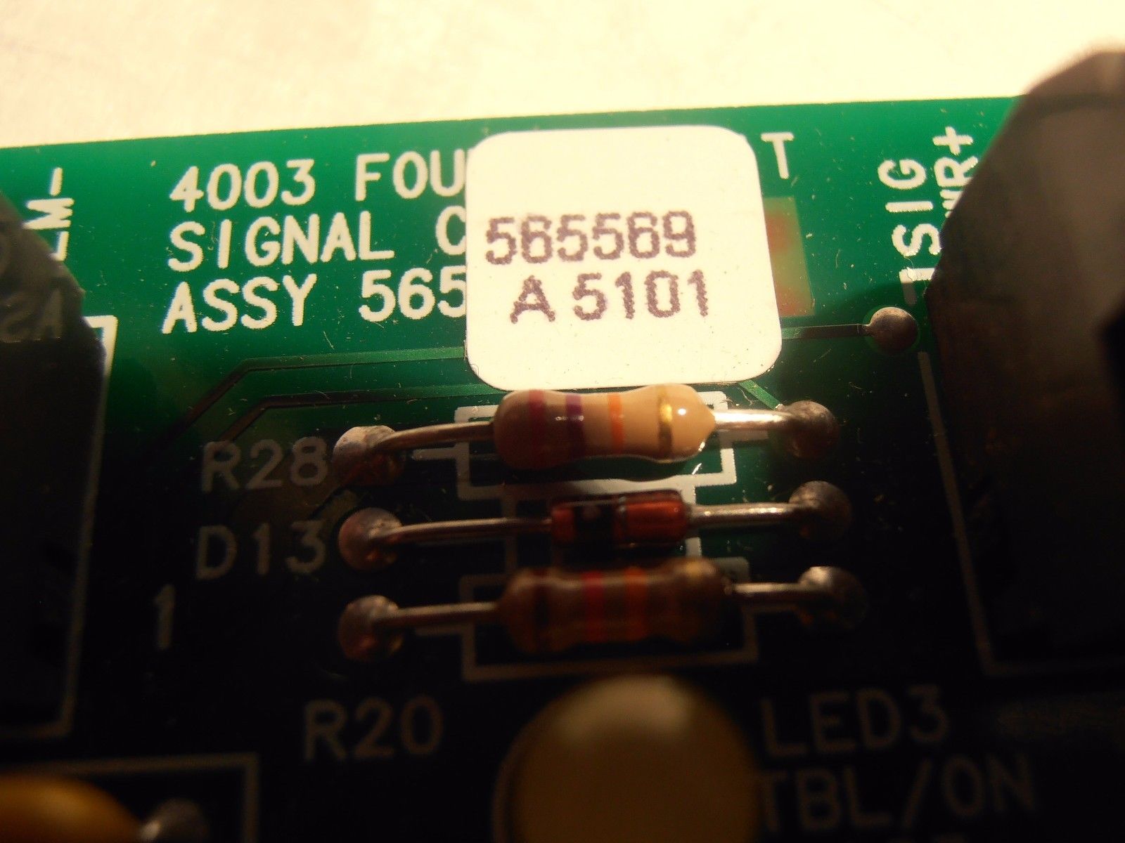 Simplex 565-569, Simplex (565-569) 4 Circuit Class B Signal Card