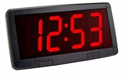 Simplex 6334-9140, Simplex (6334-9140) 4″ LED Clock