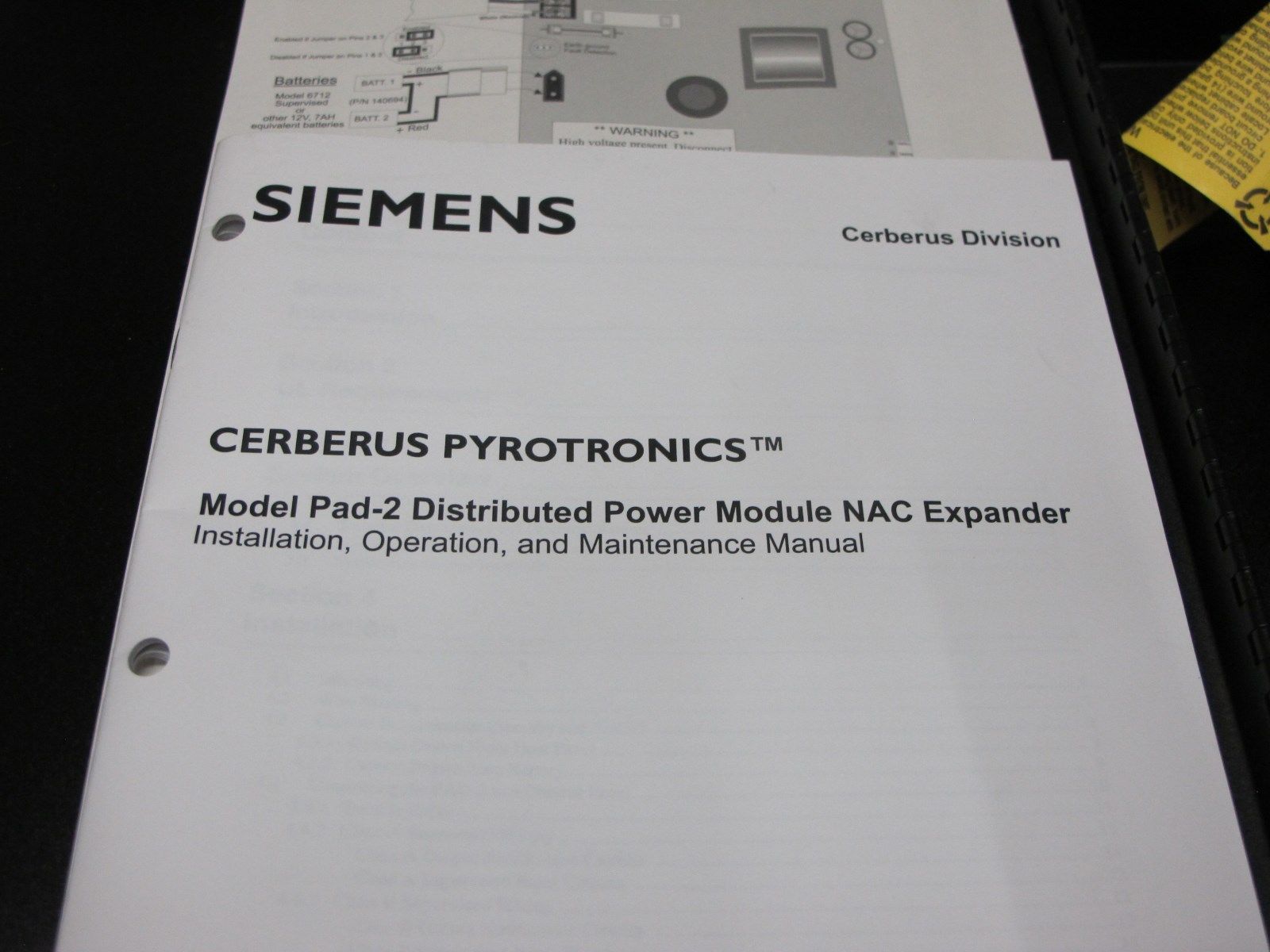 pad-2, Siemens / Cerberus Pyrotronics (PAD-2) Notification Appliance Extender 500-694275