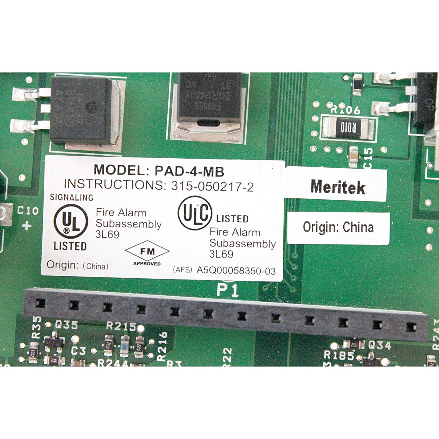 Siemens PAD-4-MB, Siemens (PAD-4-MB) Notification Appliance Extender Main Board Only