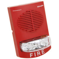 Simplex (4906-9127) Multi-Candela Horn Strobe, Red – 0743254