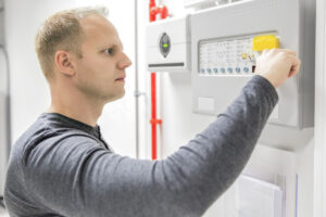 commercial fire alarm panel signals