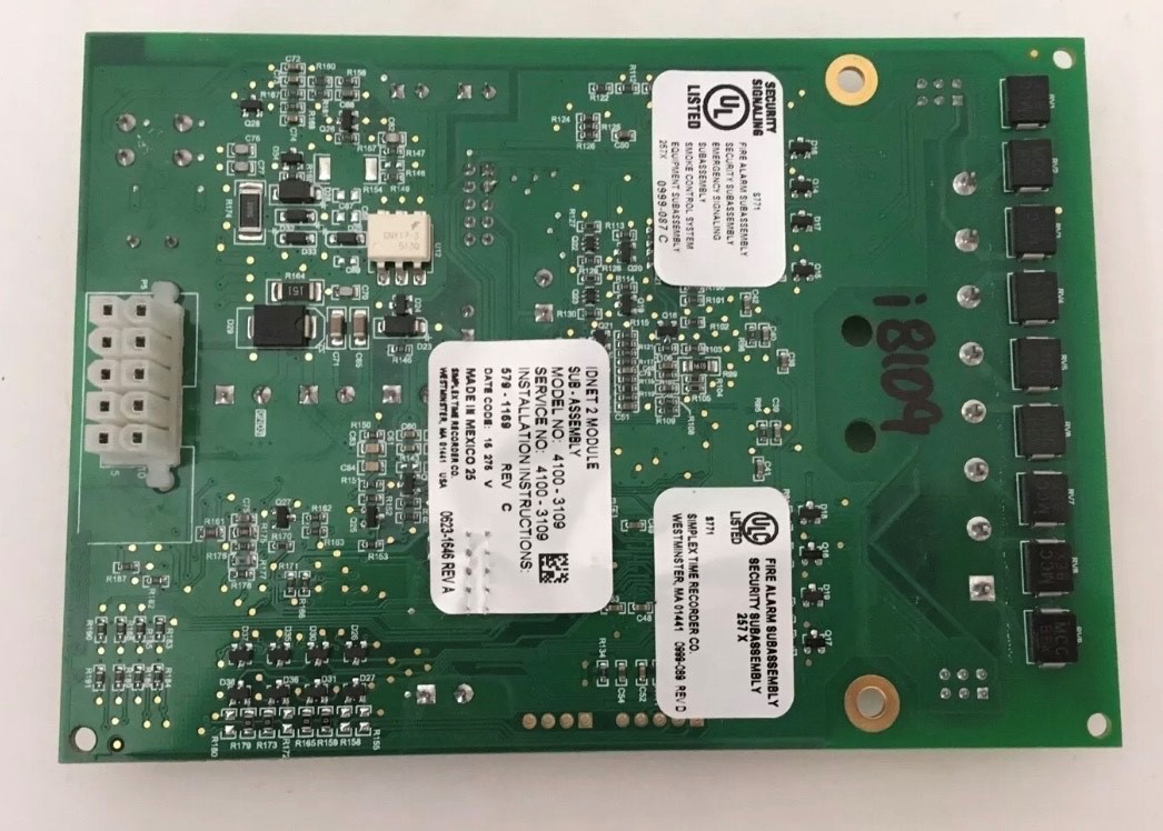 Simplex 4100-3109, Simplex (4100-3109) IDNet2 250pt 2 Loop Interface Module 07431442