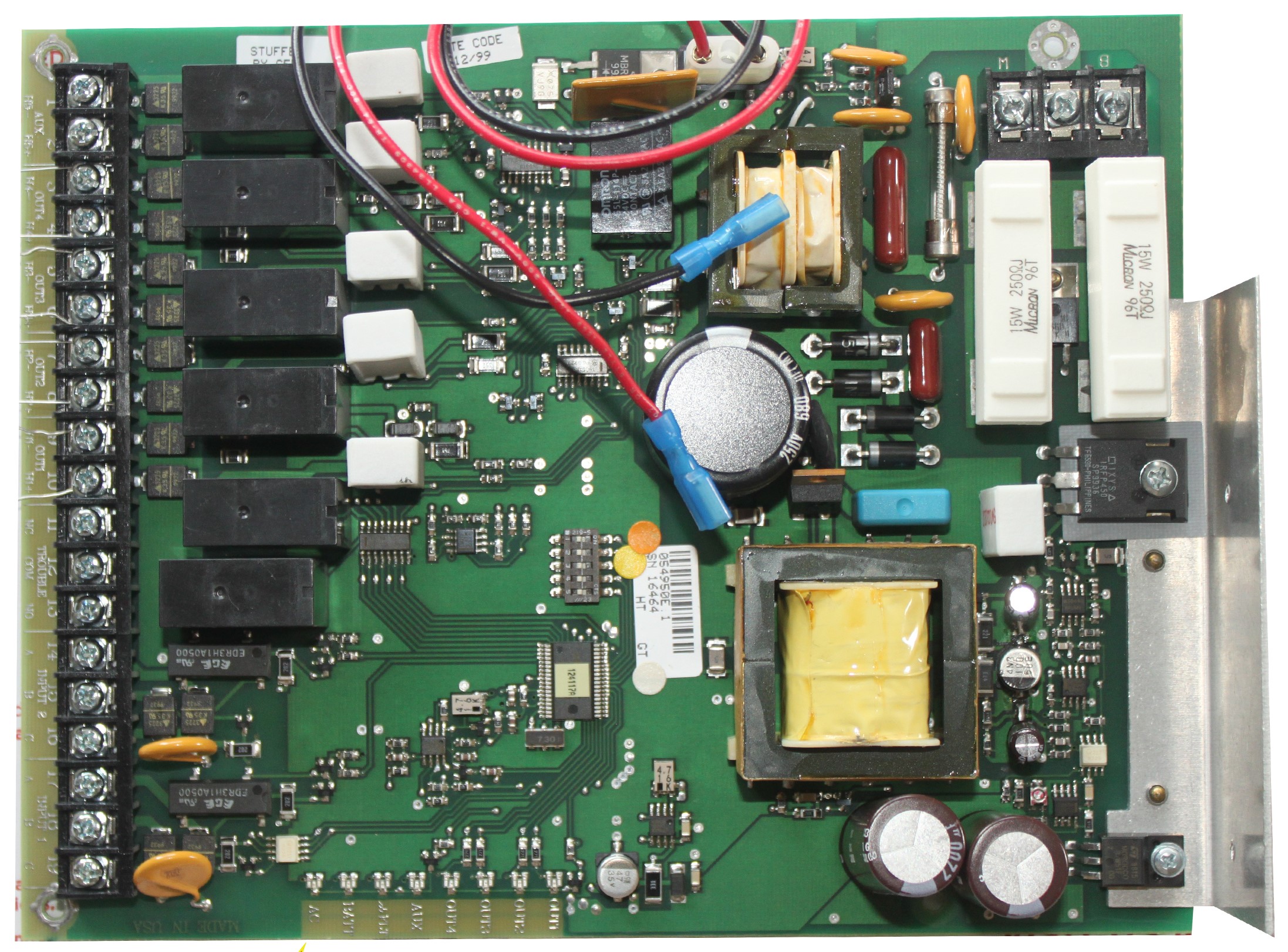 5495, Siemens / Cerberus Pyrotronics (PAD-2) Replacement CPU board 5495