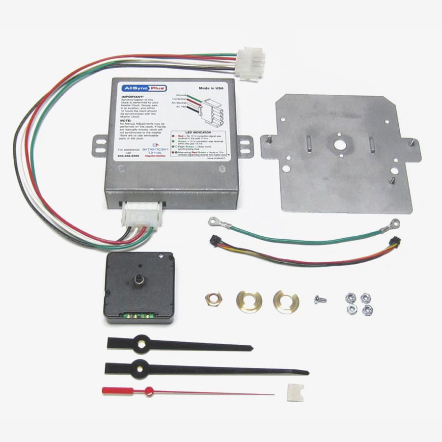 American Time ASKIT02-1, Simplex (6310-9239) 12″ Clock Sync Wired Replacement Motor Movement