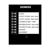 led remote annunciator plate