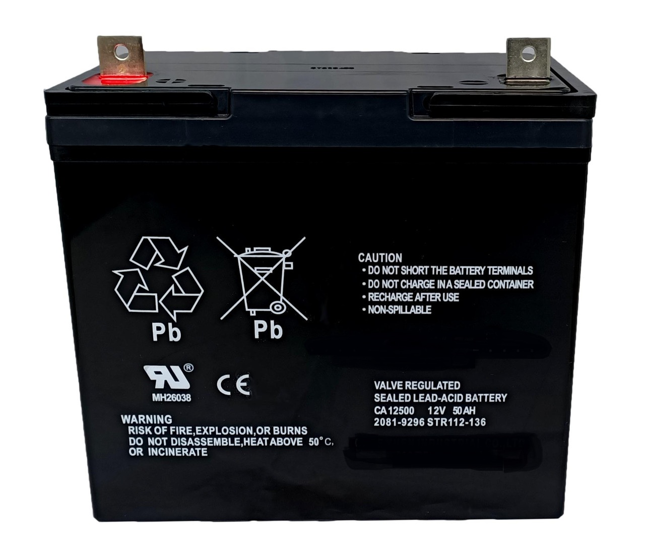 sla1165, Simplex (2081-9296) 12v 50ah Fire Alarm Battery Replacement, 112-136