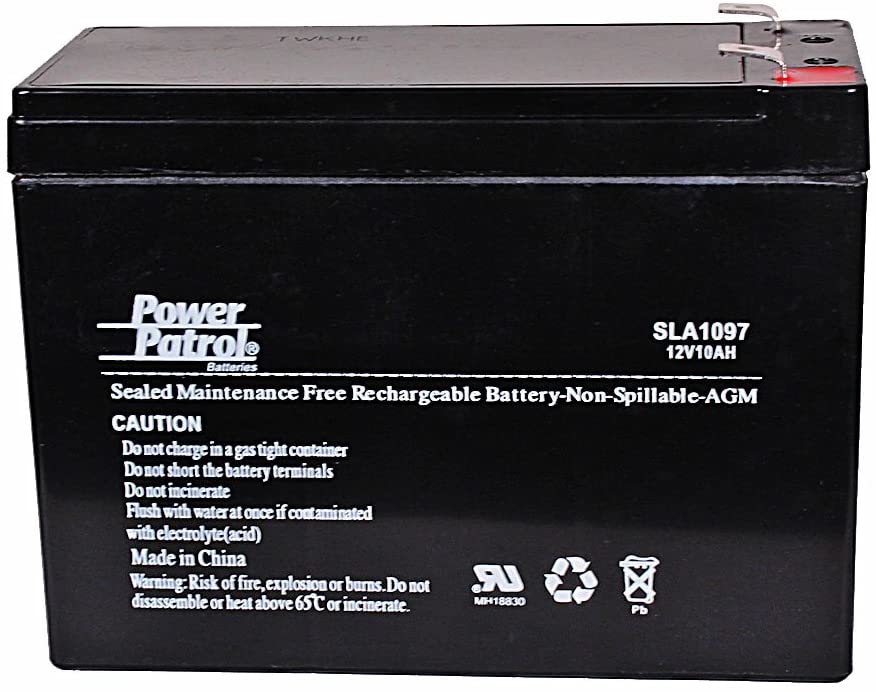 Simplex SLA1097, Simplex (2081-9274) 12v 10ah Fire Alarm Control Panel Battery Replacement, 112-133