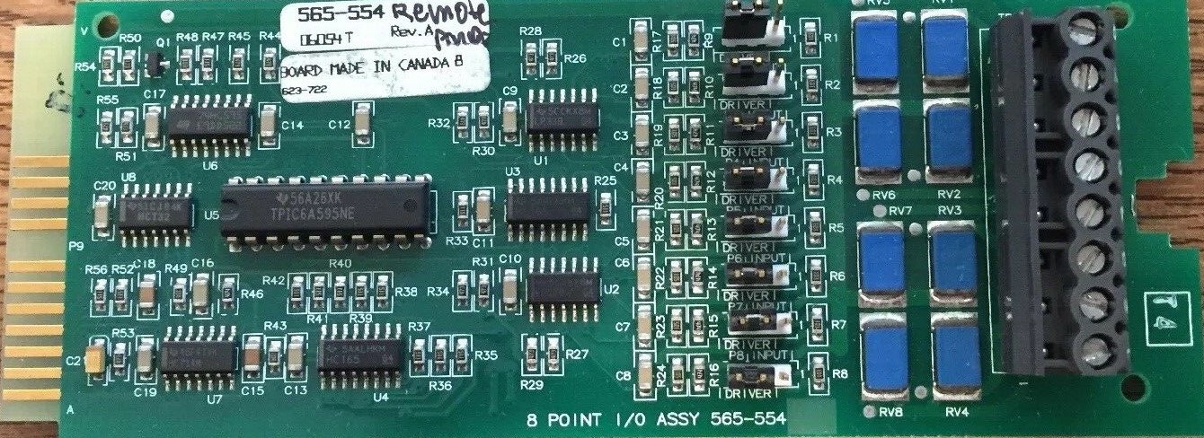 565-554, Simplex (565-554) 8-Point I/O Card (4005-9808)