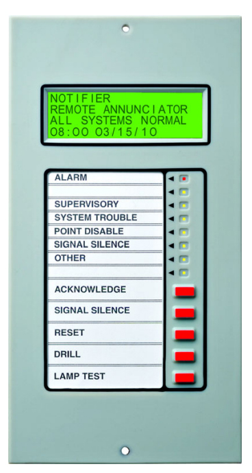 Notifier LCD2-80, Notifier (LCD2-80) LCD Annunciator