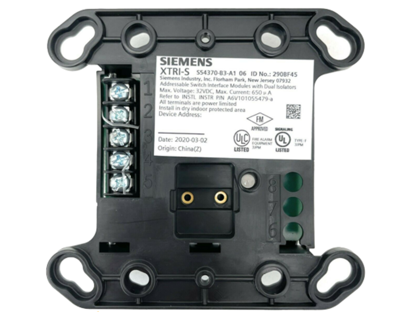 Siemens XTRI-S, Siemens (XTRI-S) Single Input Interface Module S54370-B3-A1