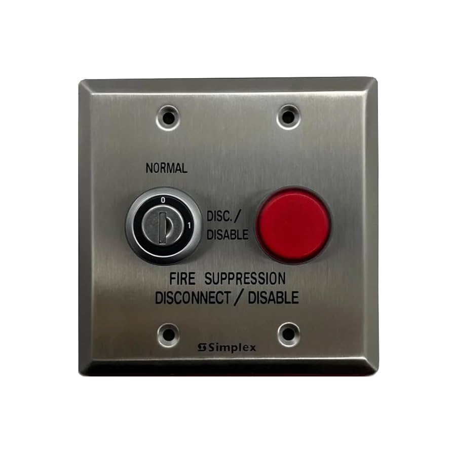 Simplex 2080-9059, Simplex (2080-9059) Maint switch w/lamp,flush