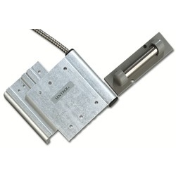 Edwards 2304A-L, Edwards (2304A-L) The 2304 series curtain door magnetic contacts are designed specifically for curtain style overhead doors. the unique design allows the contact to be mounted directly to the channel of the door, with the magnet mounted horizontally in the door slats, off the floor and out of harm’s way. this eliminates the service calls and alarm situations that are created when typical floor?mount contacts become damaged, or as the door becomes misaligned with normal usage.
