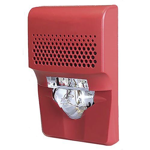 Kidde EG1AVRN, Kidde (EG1AVRN) Compact wall horn/strobe, 15-75cd, red, no marking