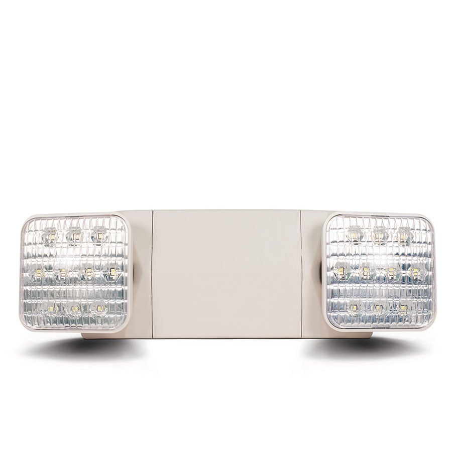 Mircom EL-7006, Mircom (EL-7006) Led emergency light large 2×1.2w built-in heads –thermoplastic–180 minute battery backup