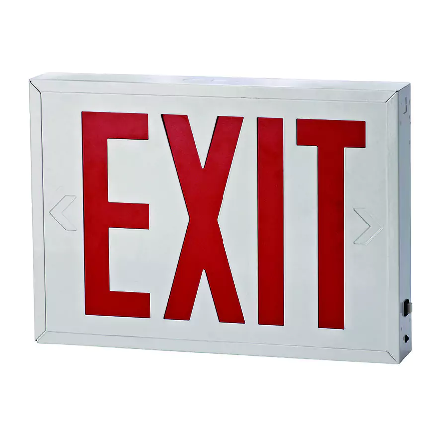 Mircom EL-7007RX-NYC, Mircom (EL-7007RX-NYC) Led emergency exit sign – red – new york city approved–90 minute battery backup