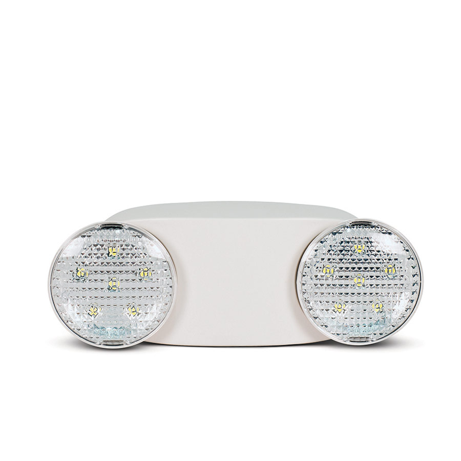Mircom EL-7012, Mircom (EL-7012) Led emergency light large 2×1.2w built-in heads –thermoplastic-180 minute battery backup