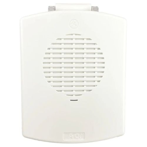 Eaton EL3RSPK-NW, Eaton|Wheelock (EL3RSPK-NW) Eluxa nema 3r speaker, with 3r plate, white