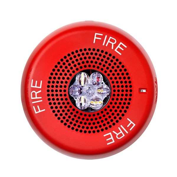 Eaton ELCHSRC, Eaton|Wheelock (ELCHSRC) Eluxa,chime strobe hn,red,ceiling,24v,fire