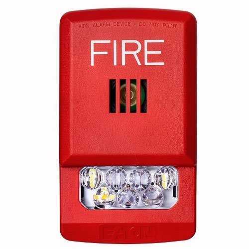 Eaton ELHSR, Eaton|Wheelock (ELHSR) Eluxa,led hn str,red,wall,24v,15/30/75/110/135/185,fire