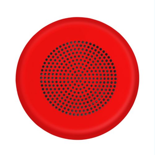 Eaton ELSPKRC-N, Eaton|Wheelock (ELSPKRC-N) Led high fidelity speakers & speaker strobes eluxa,led hf spkr,red,ceiling, 24vdc ,no ltr