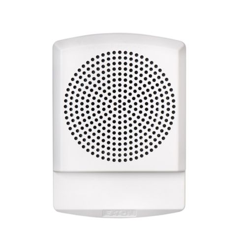Eaton ELSPKW-N, Eaton|Wheelock (ELSPKW-N) Eluxa,led hf spkr,wht,wall,24vdc,no ltr