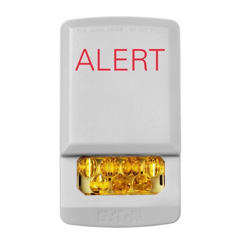 Eaton ELSTW-ALA, Eaton|Wheelock (ELSTW-ALA) Eluxa,led str,wht,wall,24v,15/30/75/110/135/185,alert,amber