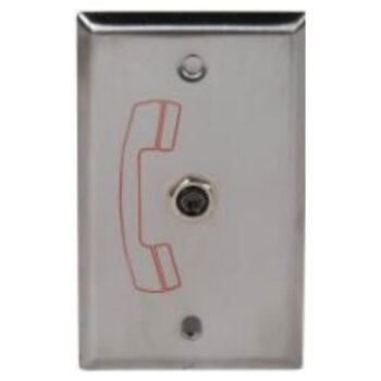 Siemens FJ-303SS, Siemens (FJ-303SS) Field-mounted phone jack, stainless steel