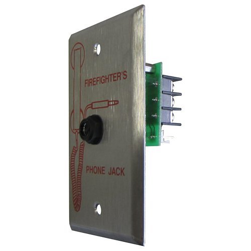 Fire-Lite FPJ-F, Fire-Lite (FPJ-F) Remote phone jack which mounts to a single-gang electrical box. (firelite)
