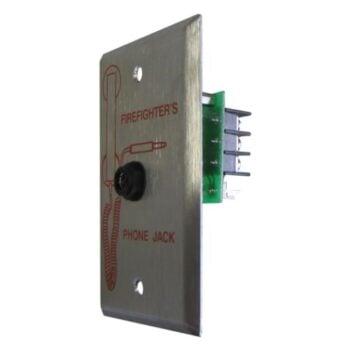 Notifier FPJ, Notifier (FPJ) Fireman’s phone jack on a single gang plate.