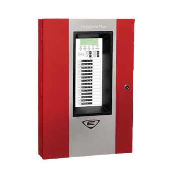 Edwards FSP1004R, Edwards (FSP1004R) Conventional fire alarm control panel, 10 class b idc zones, 4 class b nac’s, 3.5a nac power, red enclosure, 120v, capacity for (2) ..17ah batteries
