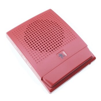 Edwards G4RF-S7, Edwards|Kidde (G4RF-S7) Speaker (70v) , multi-tap, red w/fire