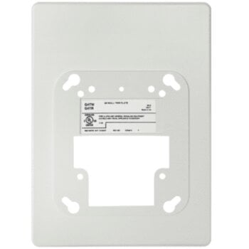 Edwards G4TW, Edwards (G4TW) Wall trim plate, white
