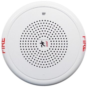 Edwards GCF-S2, Edwards (GCF-S2) (disc. use gfhfwf-s2) ..speaker,25v, white,w/fire mark