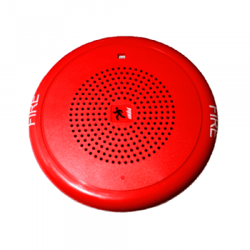edwards fire ceiling speaker, Edwards (GCHFRF-S2) Genesis high fidelity ceiling speaker, red, fire marking, 25v