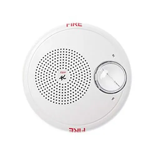 Kidde GCHFWF-S2VMCH, Kidde (GCHFWF-S2VMCH) Genesis high fidelity ceiling speaker-strobe, white, fire marking, 25v, visual multi-candela, clear lens, high cd
