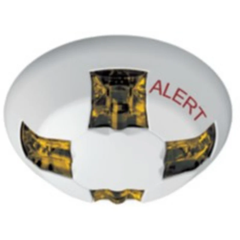Kidde GCVWA-A, Kidde (GCVWA-A) Mass notification ceiling strobe, 90cd, white, alert marking, amber