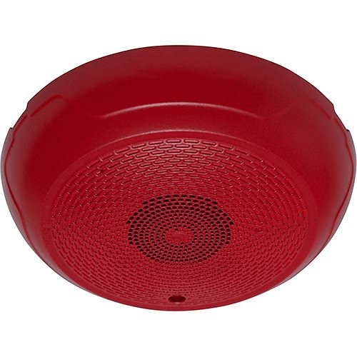 System Sensor HCRL-LF, System Sensor (HCRL-LF) Low-frequency compact sounder, 15, 30, 75, 95, n110, 135, 185 cd, ceiling, red