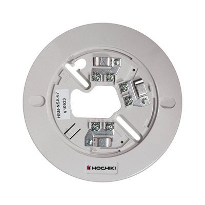 Hochiki HSB-NSA-67, Hochiki (HSB-NSA-67) 6″ analog sensor base, bone
