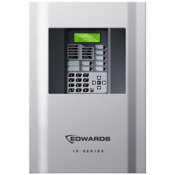 Edwards IO64G-2, Edwards (IO64G-2) Facp, 1 loop, 64 intelligent devices max, 2 class b nac’s, 4.25a power supply, gray door, 230vac, capacity for up (2) 10a/h batteries, englishbatteries, english