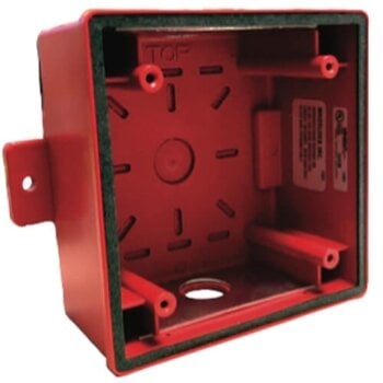 Eaton IOB-R, Eaton|Wheelock (IOB-R) Backbox,surface,in/out,rd