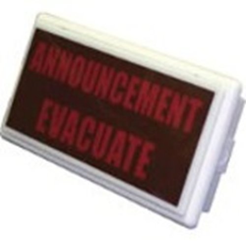 Wheelock LEMD-M, Wheelock (LEMD-M) Led illuminated emergency text message display, ul 48 listed for ufc compliance