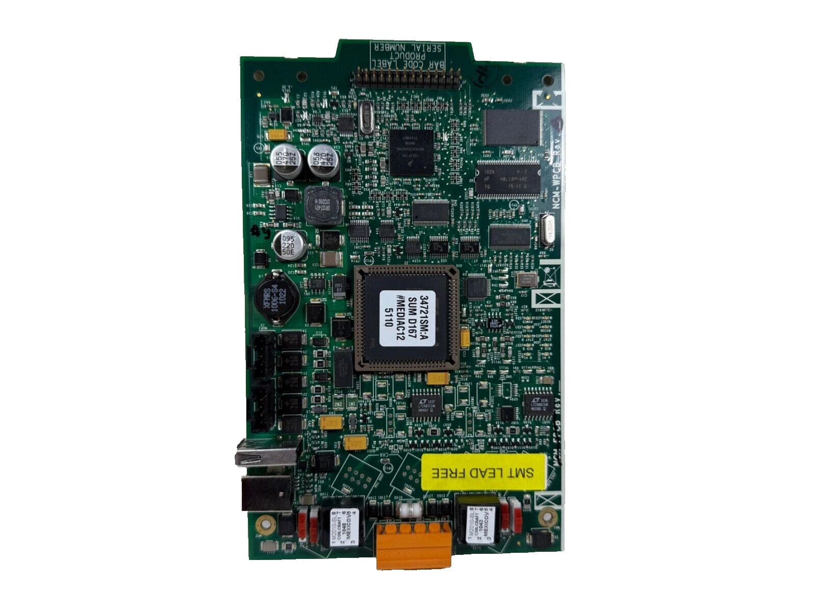 Notifier NCM-W, Notifier (NCM-W) Network control module – wire; order one ncm per network node (cpu-640/3030,nca,cpu2-640/3030,nca-2,dvc, etc) .