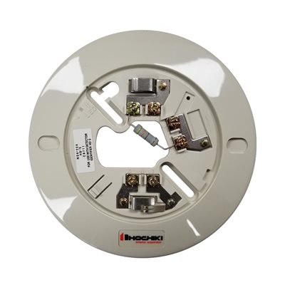 hochiki ns4-224 detector base, Hochiki (NS4-224) 2 wire, 6″ detector base, 24 vdc*